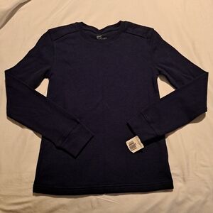 Epic Threads blue waffle shirt size Small new